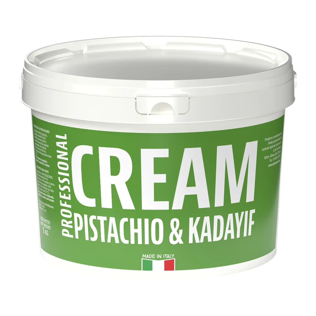 Crema al pistacchio con kataifi